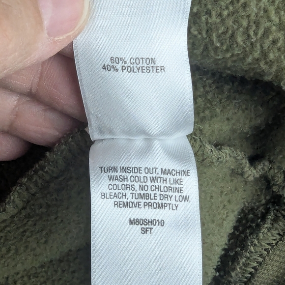 Cabelas XXL sweatshirt With Spellout Olive Green Embroidered - Picture 8 of 11